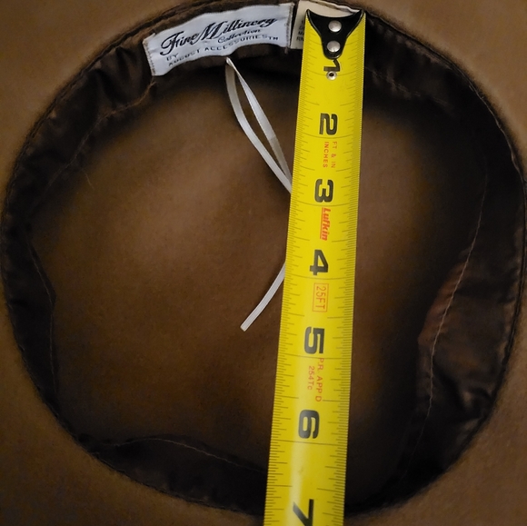 Fine Millinery Wool Derby Hat - Picture 4 of 4